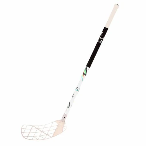 HockeyBall Airtek A80 Junior Floorball Stick -Warrior Sales Store accufli floorball sticks accufli airtek a80 junior floorball stick white 80cm r 28796695511106