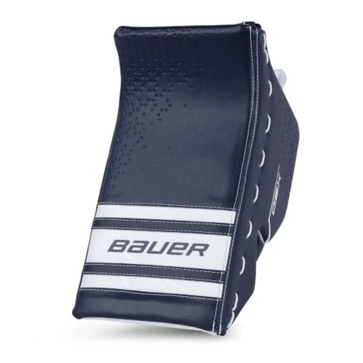 Bauer GSX Intermediate Goalie Blocker S20 -Warrior Sales Store bauer blockers bauer gsx intermediate goalie blocker navy regular 28741215289410