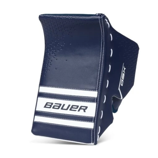 Bauer GSX Junior Goalie Blocker S20 -Warrior Sales Store bauer blockers bauer gsx junior goalie blocker navy regular 28741215387714