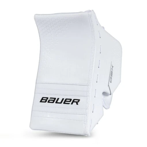 Bauer GSX Junior Goalie Blocker S20 -Warrior Sales Store bauer blockers bauer gsx junior goalie blocker white full right 28741215420482