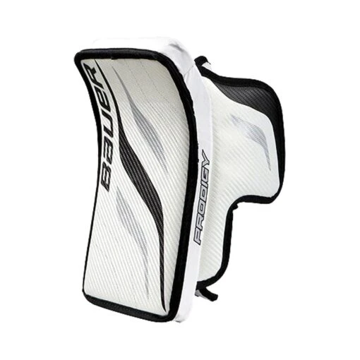 Bauer Prodigy Youth Goalie Blocker -Warrior Sales Store bauer blockers bauer prodigy youth goalie blocker white black silver regular 30277463212098