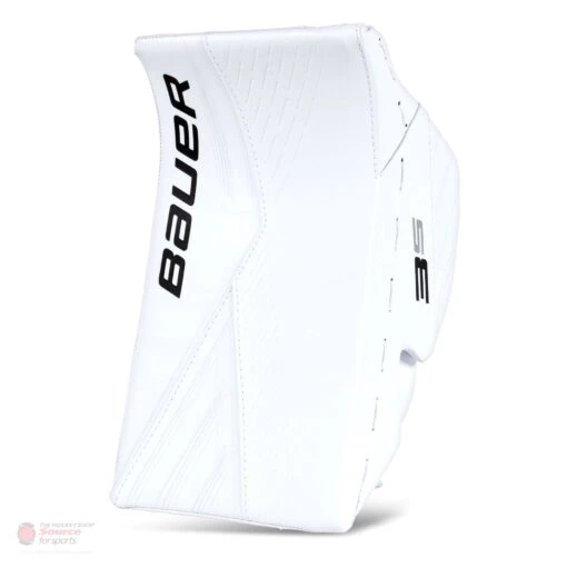 Bauer Supreme 3S Intermediate Goalie Blocker -Warrior Sales Store bauer blockers bauer supreme 3s intermediate goalie blocker white full right 28741216370754