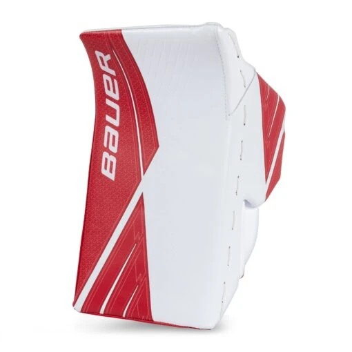 Bauer Supreme UltraSonic Senior Goalie Blocker -Warrior Sales Store bauer blockers bauer supreme ultrasonic senior goalie blocker white red regular 28741216960578