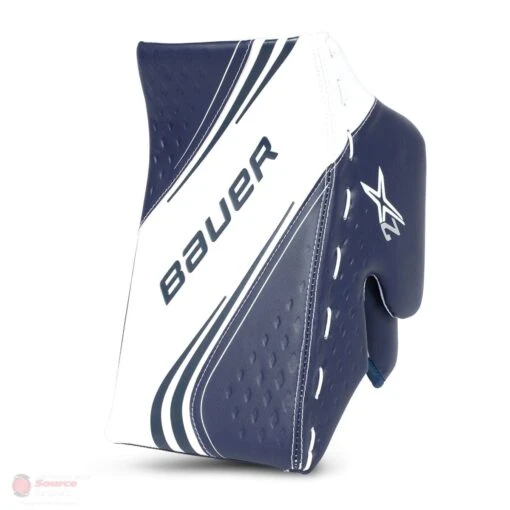 Bauer Vapor 2X Intermediate Goalie Blocker -Warrior Sales Store bauer blockers bauer vapor 2x intermediate goalie blocker white navy regular 28741217255490