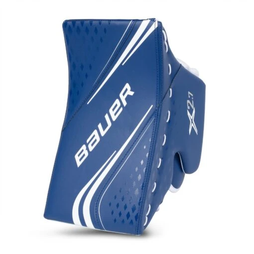 Bauer Vapor X2.7 Senior Goalie Blocker -Warrior Sales Store bauer blockers bauer vapor x2 7 senior goalie blocker blue regular 28741218828354