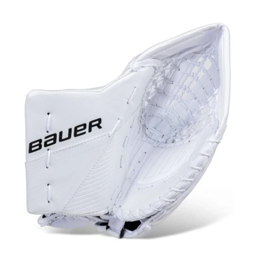 Bauer Supreme 3S Intermediate Goalie Catcher -Warrior Sales Store bauer catchers bauer supreme 3s intermediate goalie catcher white full right 28743621607490