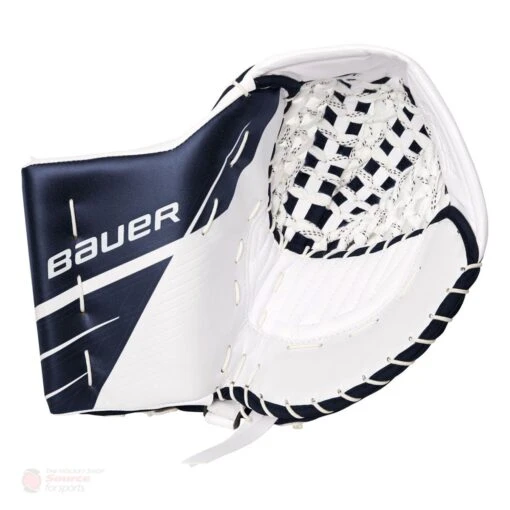 Bauer Supreme UltraSonic Senior Goalie Catcher -Warrior Sales Store bauer catchers bauer supreme ultrasonic senior goalie catcher white navy regular 28743621869634