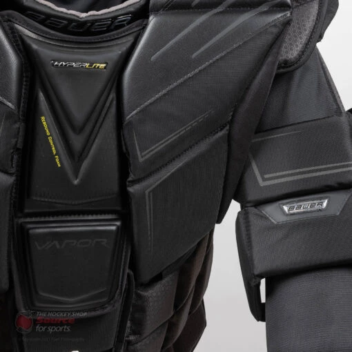 Bauer Vapor HyperLite Senior Chest & Arm Protector - Black -Warrior Sales Store bauer chest protectors bauer vapor hyperlite senior chest arm protector black 28267875827778