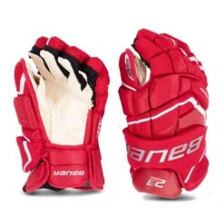 Bauer Supreme 2S Pro Senior Hockey Gloves -Warrior Sales Store bauer gloves bauer supreme 2s pro senior hockey gloves red 14 28743792918594