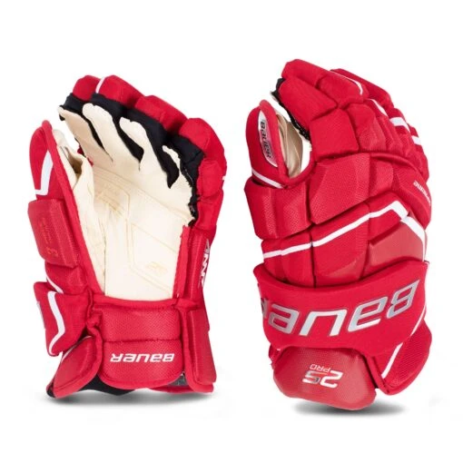 Bauer Supreme 2S Pro Senior Hockey Gloves -Warrior Sales Store bauer gloves bauer supreme 2s pro senior hockey gloves red 14 28743792918594