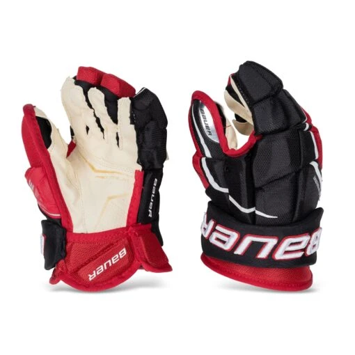 Bauer Supreme 3S Pro Intermediate Hockey Gloves -Warrior Sales Store bauer gloves bauer supreme 3s pro intermediate hockey gloves black red 12 28743838793794