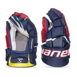 Bauer Supreme M3 Junior Hockey Gloves -Warrior Sales Store bauer gloves bauer supreme m3 junior hockey gloves navy red white 11 30597251924034