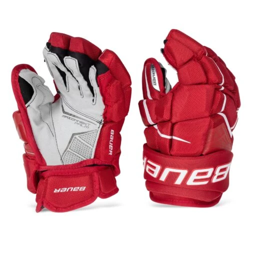 Bauer Supreme UltraSonic Senior Hockey Gloves -Warrior Sales Store bauer gloves bauer supreme ultrasonic senior hockey gloves red 14 28743842660418