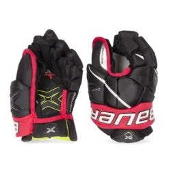 Bauer Vapor 2X Junior Hockey Gloves -Warrior Sales Store bauer gloves bauer vapor 2x junior hockey gloves black red 10 28743795245122