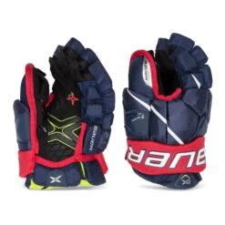 Bauer Vapor 2X Junior Hockey Gloves -Warrior Sales Store bauer gloves bauer vapor 2x junior hockey gloves navy red white 10 28743795343426