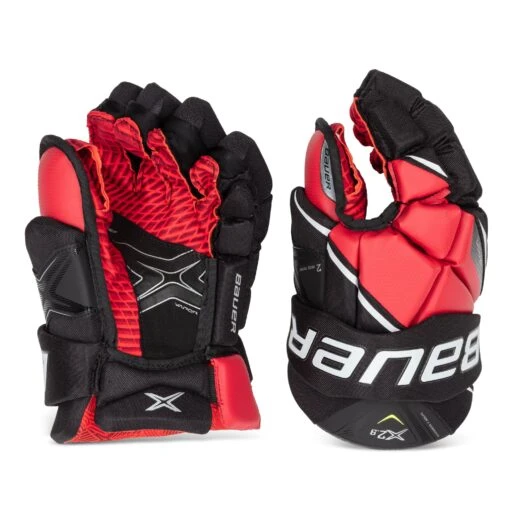 Bauer Vapor X2.9 Senior Hockey Gloves -Warrior Sales Store bauer gloves bauer vapor x2 9 senior hockey gloves black red 13 28743799504962