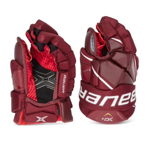 Bauer Vapor X2.9 Senior Hockey Gloves -Warrior Sales Store bauer gloves bauer vapor x2 9 senior hockey gloves maroon 13 28743799570498