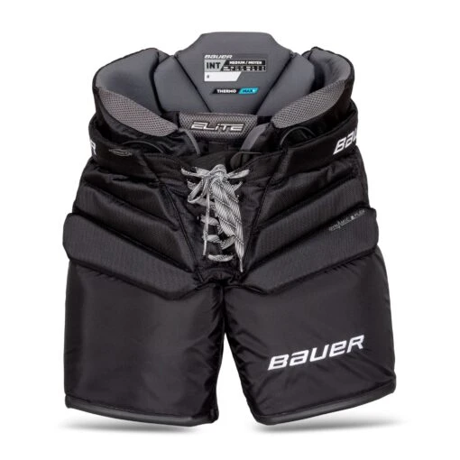 Bauer Elite Intermediate Goalie Pants S21 -Warrior Sales Store bauer goalie pants bauer elite intermediate goalie pants black l 28743927857218