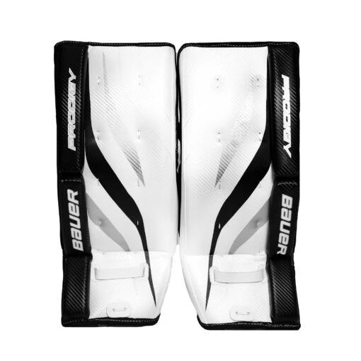 Bauer Prodigy Youth Goalie Leg Pads -Warrior Sales Store bauer leg pads bauer prodigy youth goalie leg pads white black silver 22 29217533689922