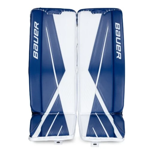 Bauer Supreme 3S Intermediate Goalie Leg Pads -Warrior Sales Store bauer leg pads bauer supreme 3s intermediate goalie leg pads white blue l 32 28744279556162