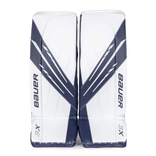 Bauer Vapor 3X Intermediate Goalie Leg Pads -Warrior Sales Store bauer leg pads bauer vapor 3x intermediate goalie leg pads white navy l 32 28744284471362