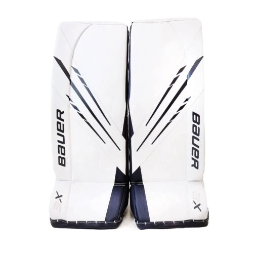 Bauer Vapor 3X Intermediate Goalie Leg Pads -Warrior Sales Store bauer leg pads bauer vapor 3x intermediate goalie leg pads white white navy l 29973257093186