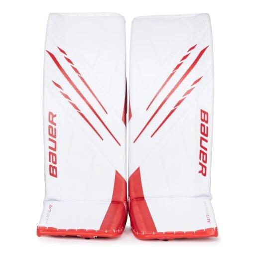 Bauer Vapor HyperLite Senior Goalie Leg Pads -Warrior Sales Store bauer leg pads bauer vapor hyperlite senior goalie leg pads white red l 35 28744285847618