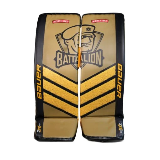 Bauer Vapor Pro Custom Senior Goalie Leg Pads - Joe Vrbetic -Warrior Sales Store bauer leg pads bauer vapor pro custom senior goalie leg pads joe vrbetic batallion xl 30055549042754