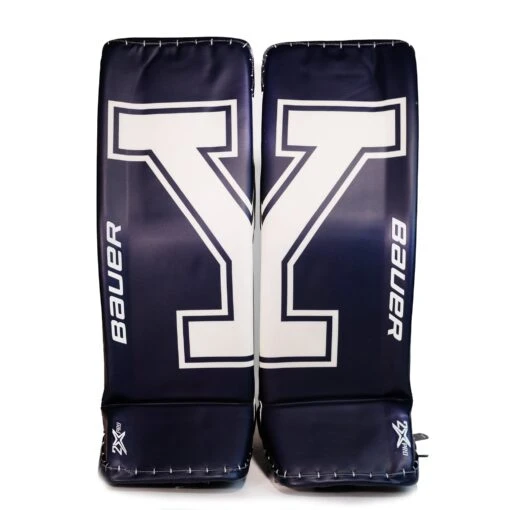 Bauer Vapor Pro Custom Senior Goalie Leg Pads - Nate Reid -Warrior Sales Store bauer leg pads bauer vapor pro custom senior goalie leg pads nate reid bull dogs l 30055552221250