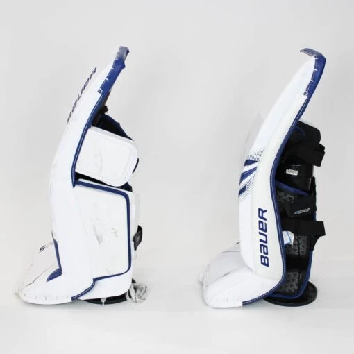 Bauer Supreme S29 Intermediate Goalie Leg Pads - Demo -Warrior Sales Store bauer leg pads demo bauer supreme s29 intermediate goalie leg pads demo white blue l 32 15202048376898