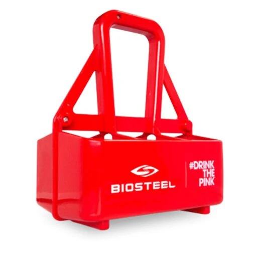 BioSteel Water Bottle Holder -Warrior Sales Store biosteel water bottles biosteel water bottle holder red holds 6 28744389361730