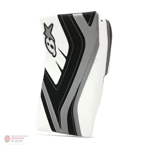 Brian's G-NETik 4 Senior Goalie Blocker -Warrior Sales Store brian s blockers brian s g netik 4 senior goalie blocker white black silver regular 28741219647554