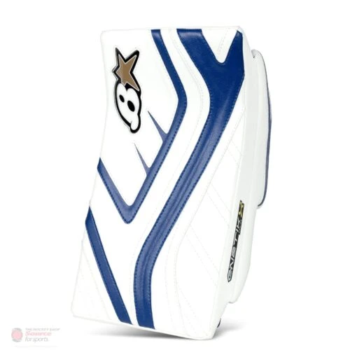 Brian's G-NETik X Intermediate Goalie Blocker -Warrior Sales Store brian s blockers brian s g netik x intermediate goalie blocker white blue regular 28741219876930