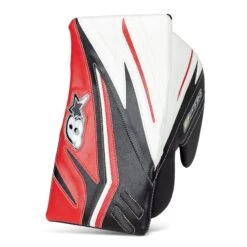 Brian's OPTiK 2 Pro Senior Goalie Blocker -Warrior Sales Store brian s blockers brian s optik 2 pro senior goalie blocker white black red regular 28741220991042