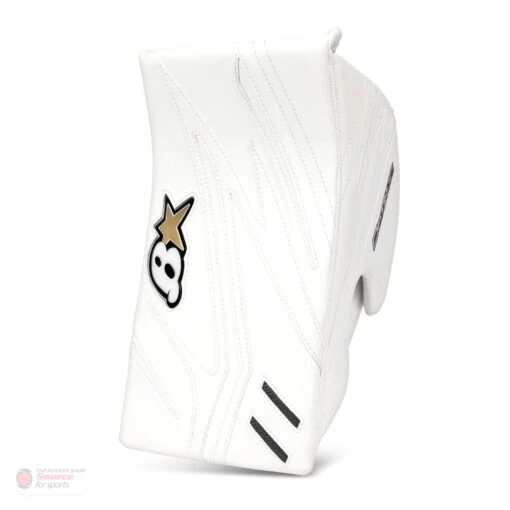 Brian's OPTiK X2 Intermediate Goalie Blocker -Warrior Sales Store brian s blockers brian s optik x2 intermediate goalie blocker white regular 28741221122114