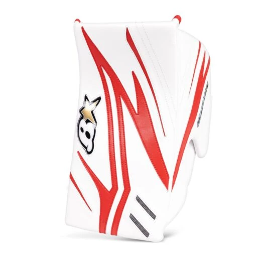 Brian's OPTiK X2 Senior Goalie Blocker -Warrior Sales Store brian s blockers brian s optik x2 senior goalie blocker white red regular 28741221548098