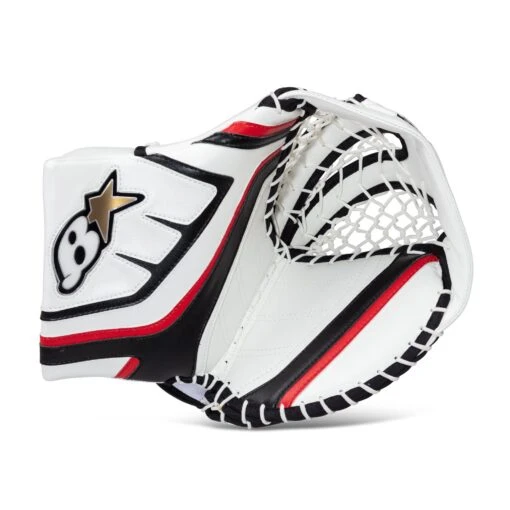 Brian's G-NETik X Senior Goalie Catcher -Warrior Sales Store brian s catchers brian s g netik x senior goalie catcher white black red regular 28743584940098