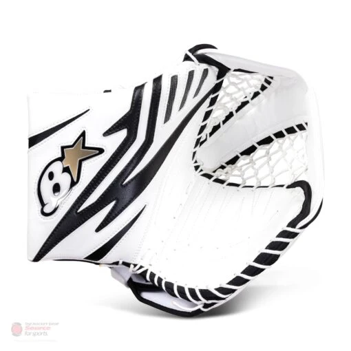 Brian's OPTiK X2 Intermediate Goalie Catcher -Warrior Sales Store brian s catchers brian s optik x2 intermediate goalie catcher white black regular 28743624753218