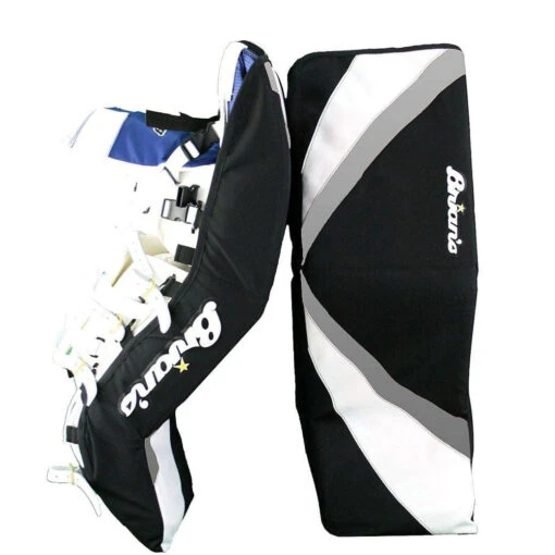 Brian's Goalie Leg Pad Covers -Warrior Sales Store brian s goalie leg pad bags brian s goalie leg pad covers black silver white xl 28743878279234