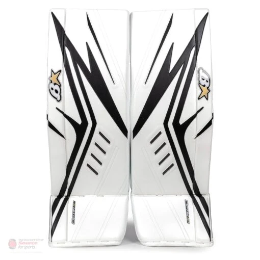 Brian's OPTiK X2 Intermediate Goalie Leg Pads -Warrior Sales Store brian s leg pads brian s optik x2 intermediate goalie leg pads white black 30 1 28744290893890