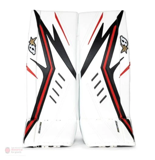 Brian's OPTiK X2 Intermediate Goalie Leg Pads -Warrior Sales Store brian s leg pads brian s optik x2 intermediate goalie leg pads white black red 30 1 28744290861122