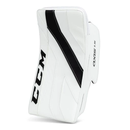 CCM Axis A1.5 Junior Goalie Blocker - Source Exclusive -Warrior Sales Store ccm blockers ccm axis a1 5 junior goalie blocker source exclusive white white black black regular 28741223317570