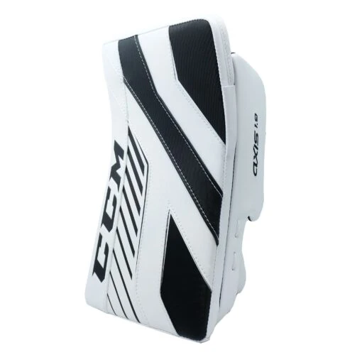 CCM Axis A1.9 Intermediate Goalie Blocker -Warrior Sales Store ccm blockers ccm axis a1 9 intermediate goalie blocker white white black black regular 28743682883650