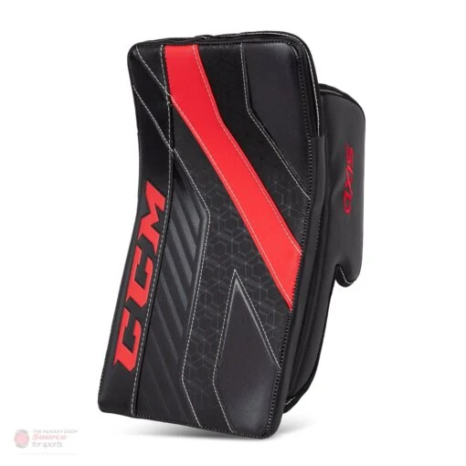 CCM Axis Senior Goalie Blocker -Warrior Sales Store ccm blockers ccm axis senior goalie blocker black red black regular 28741224890434