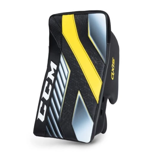 CCM Axis Senior Goalie Blocker -Warrior Sales Store ccm blockers ccm axis senior goalie blocker black yellow regular 28741224792130