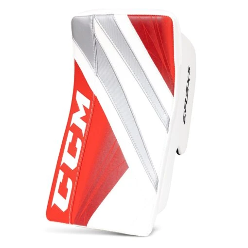 CCM Extreme Flex 5 Senior Goalie Blocker -Warrior Sales Store ccm blockers ccm extreme flex 5 senior goalie blocker white red silver regular 28741225709634