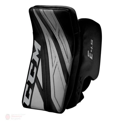 CCM Extreme Flex E4.5 Senior Goalie Blocker -Warrior Sales Store ccm blockers ccm extreme flex e4 5 senior goalie blocker black black silver regular 28741226168386