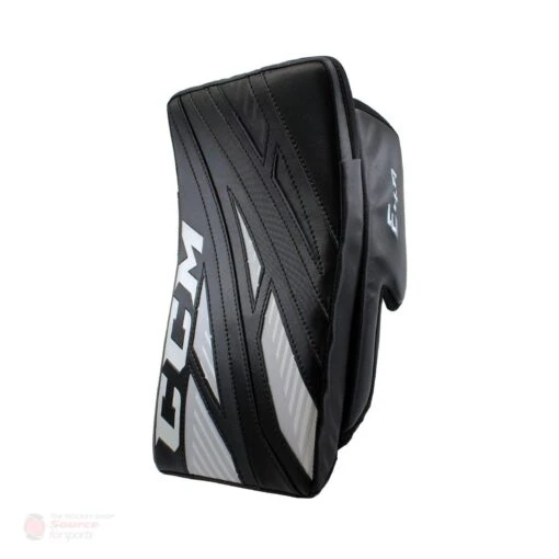 CCM Extreme Flex E4.9 Intermediate Goalie Blocker -Warrior Sales Store ccm blockers ccm extreme flex e4 9 intermediate goalie blocker black black silver regular 28741227151426