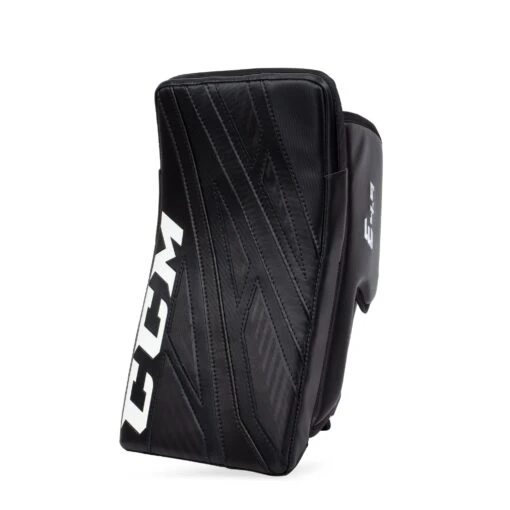 CCM Extreme Flex E4.9 Intermediate Goalie Blocker - Source Exclusive -Warrior Sales Store ccm blockers ccm extreme flex e4 9 intermediate goalie blocker source exclusive black regular 28741227642946