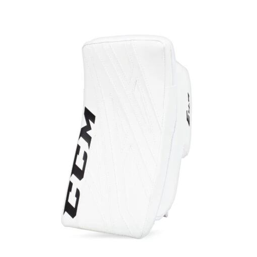 CCM Extreme Flex E4.9 Intermediate Goalie Blocker - Source Exclusive -Warrior Sales Store ccm blockers ccm extreme flex e4 9 intermediate goalie blocker source exclusive white full right 28741227577410